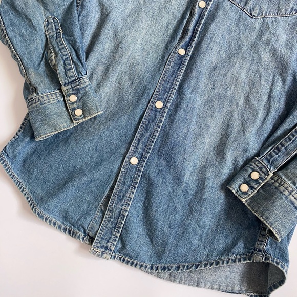 H&M Denim Button Flannel - Picture 3 of 5